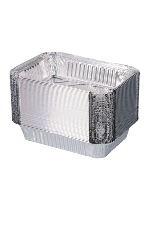 Одноразовая продукция: Форма алюминиевая 880мл 218х156х38 без крышки /пач.=50 шт.