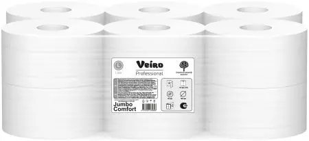 Вик: Бумага туалетная 2сл 150м Comfort белая СЫКТЫВКАР Lite