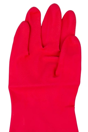 Vileda: Перчатки многоцелевые M красный резиновые