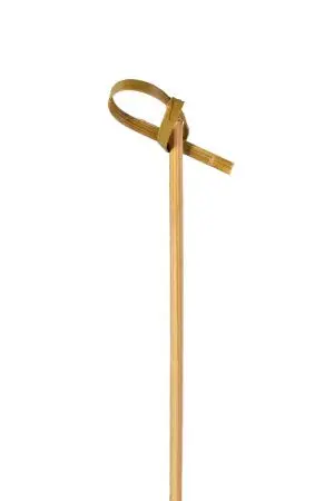 Одноразовая продукция: Пика Узелок 9см бамбук /пач.=100 шт.