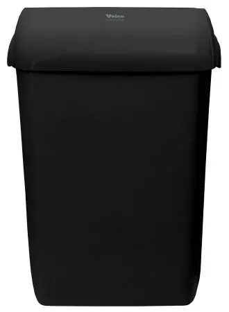 VEIRO: Корзина для мусора 43л MaxBIN черный с крышкой