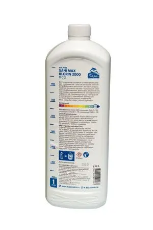 Dolphin: Сани-Макс (Клорин2000) 1л щелочное средство для мытья и дезинфекции