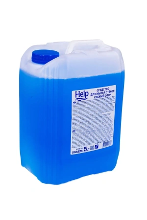 Чистящее средство: ХЭЛП 5л для стекол твердая канистра