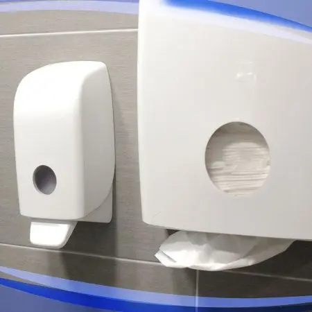 Kimberly-Clark: Диспенсер Аквариус для жидкого и пенного мыла белый