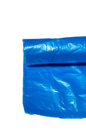 Мешки для мусора: 60л 60х70 ПНД VCLEAN Ultra/Clear Line с завязками синие /рул.=10 шт.