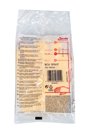 Vileda: Перчатки Контракт M резиновые