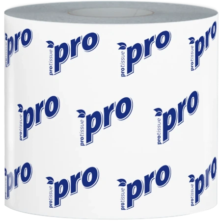 Бумага туалетная: 1сл 54м целлюлоза цвет белый PROtissue