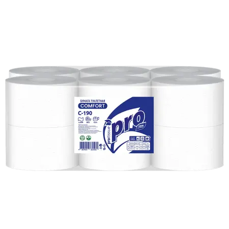 Вик: Бумага туалетная 1сл 200м целлюлоза 100% белая PROtissue