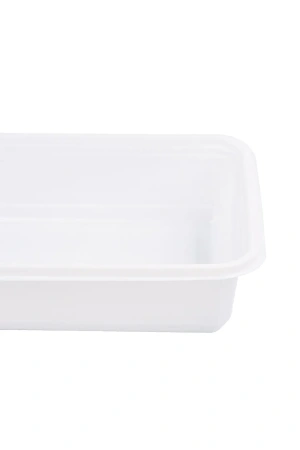 Одноразовая продукция: Тарелка 150х90х30 пластиковая белая