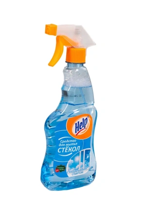 Чистящее средство: ХЭЛП 500мл для стекол (триггер) с нашат. спиртом