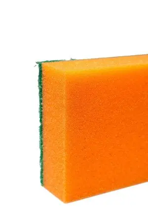 Губки,скрабы: для посуды VCLEAN Гигант 14х9.5х4 поролон+абразив