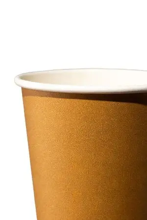 Одноразовая продукция: Стакан бумажный 250мл 1сл d=80мм крафт /пач.=50 шт.