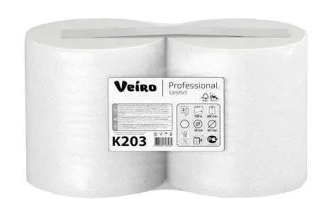 VEIRO: Полотенца бумажные 2сл 150м/20 Comfort белые
