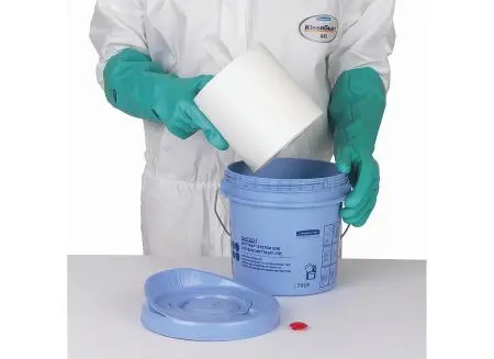 Kimberly-Clark: Ведро-диспенсер Веттекс 4,5л для протирочных салфеток синее