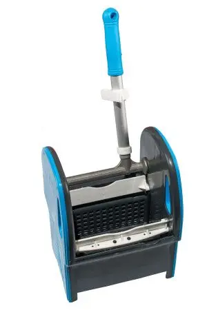 Вик: Тележка 1х25л хром + отжим + дополнительная корзина