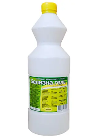 Отбеливатели(пятновыводители): БЕЛИЗНА 1л (15-30% хлора) Гель отбеливатель