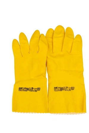 Vileda: Перчатки многоцелевые L желтый резиновые