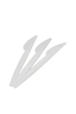 Одноразовая продукция: Нож столовый 165мм белый /пач.=100 шт.