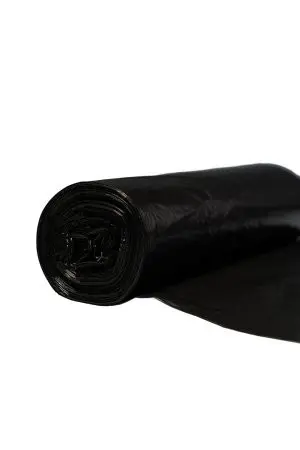 Мешки для мусора: 120л 70х110 ПНД 18мкм VCLEAN особо прочные черные /рул.=10 шт.