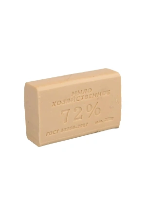 Мыло хозяйственное: 200г 72% без обёртки Альянс