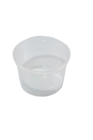 Одноразовая продукция: Контейнер 500мл круглый прочный с ребром жесткости без крышки Перинт /пач.=400 шт.
