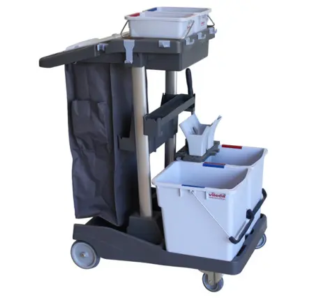 Vileda: Волео Про: Тележка комплексная 2х25л с отжимом УС