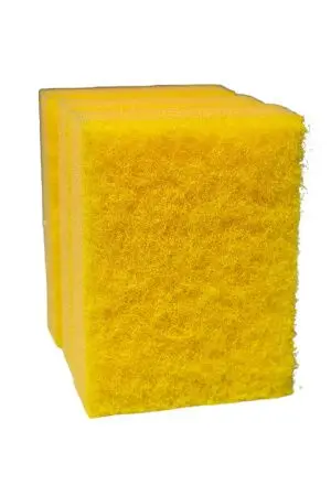Губки,скрабы: для посуды Чисто Солнышко 95х70х27мм поролон+абразив /пач.=3 шт.