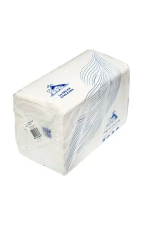 Бумажные салфетки: столовые 1сл 400листов 24х24 Big Pack ROSHY белые