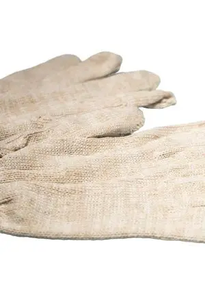 Перчатки: х/б вязаные 4-х ниточные белые