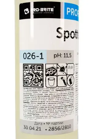 Pro-Brite: Споттер 1л для предварительной чистки синтетического текстиля
