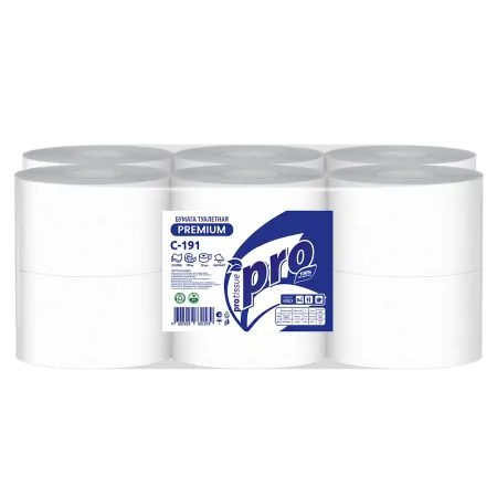 Вик: Бумага туалетная 2сл 170м целлюлоза 100% белая PROtissue