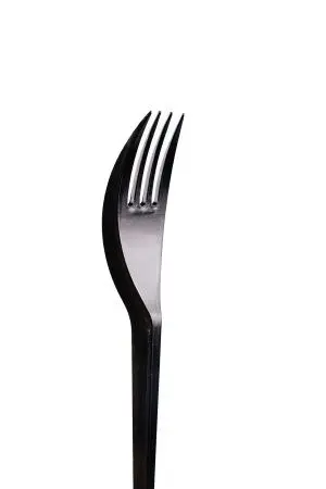 Одноразовая продукция: Вилка столовая 165мм черная /пач.=100 шт.