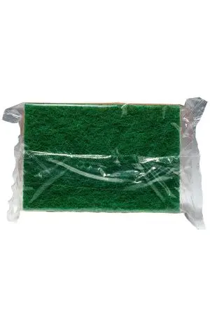 Губки,скрабы: для посуды VCLEAN Гигант 14х9.5х4 поролон+абразив