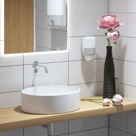 Tork: Диспенсер S2 Elevation мини 500мл для жидкого мыла белый