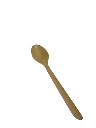 Одноразовая продукция: Ложка столовая 170мм крахмал (биополимер) цвет Крафт /пач.=50 шт.