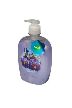 Мыло жидкое: ХЭЛП 500г крем-мыло с антибактериальным эффектом ФИАЛКА с дозатором
