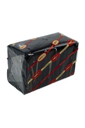 Бумажные салфетки: столовые 1сл 400листов 24х24 Big Pack ROSHY чёрный