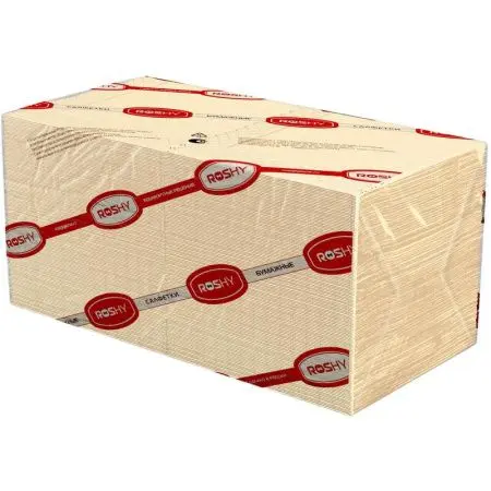 Бумажные салфетки: столовые 1сл 250листов 33х33 Сыктывкар ROSHY шампань