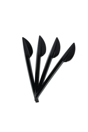 Одноразовая продукция: Нож столовый 165мм черный /пач.=100 шт.