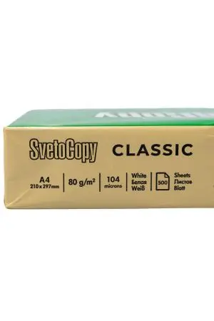 Канцелярские товары: Бумага А4 80 г/м 500л SVETO COPY класс С