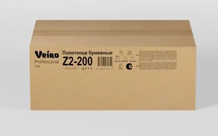 Вик: Полотенца бумажные Z 1сл 200л 22,5х20,5см ОМ белые СЫКТЫВКАР Lite