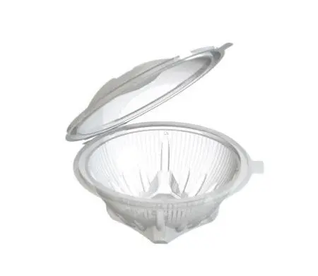 Одноразовая продукция: Контейнер 600мл УК-122-01 прозрачный с крышкой