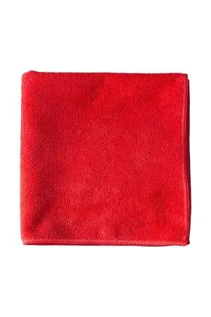 ХозСалфетки: универсал 38х38 300г/м2 микрофибра без упаковки красная