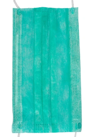 Одноразовые: Маска 3-слойная на резинке медицинская Клевер