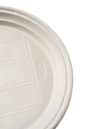 Одноразовая продукция: Тарелка D=20,5см пластиковая /пач.=100 шт.