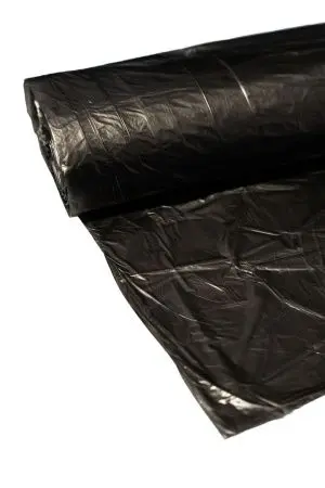 Мешки для мусора: 30л 50х60 ПНД 5мкм VCLEAN черные ЭКОНОМ /рул.=30 шт.