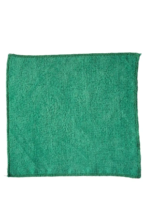 ХозСалфетки: универсал 30х30 200г/м2 микрофибра без упаковки зеленая