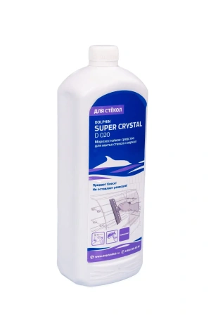 Dolphin: Супер Кристалл 1л концентрированное средство для мытья стекол