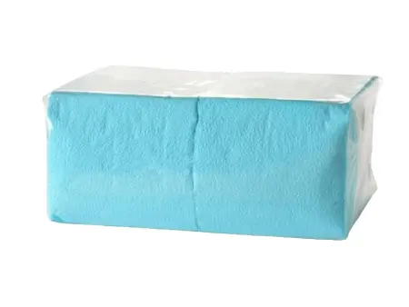 Бумажные салфетки: столовые 1сл 400листов 24х24 Big Pack ROSHY голубые