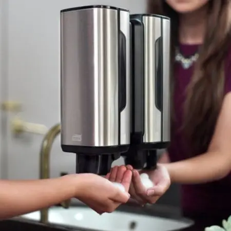 Tork: Диспенсер S4 Aluminium 1л для пенного мыла металл